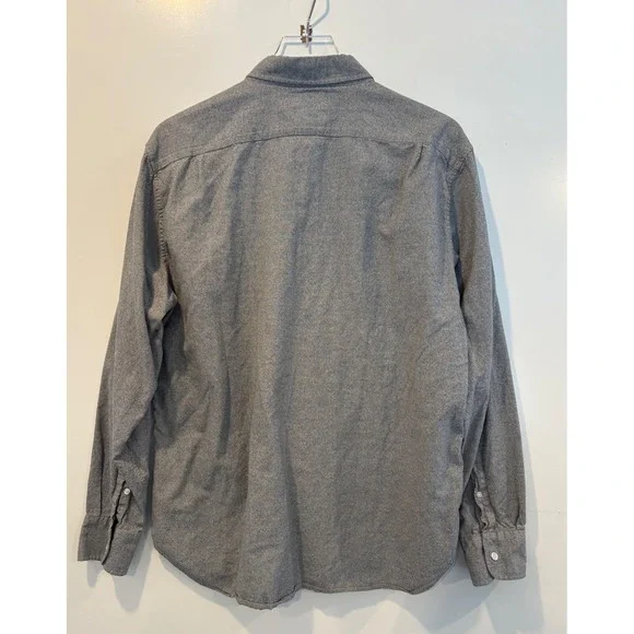 Bonobos Mens Brushed Button Down Slim Fit Casual Shirt Grey Size XL - Picture 3 of 5